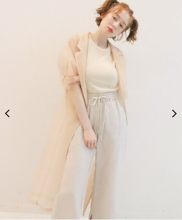 Spick and Span オーガンジーコート